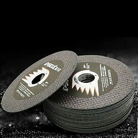 POWERTOOL Resin Cutting Disc,10pcs Resin Metal Cutting Disc 125mm 5 Inch for Angle Grinder 1.2mm Thick