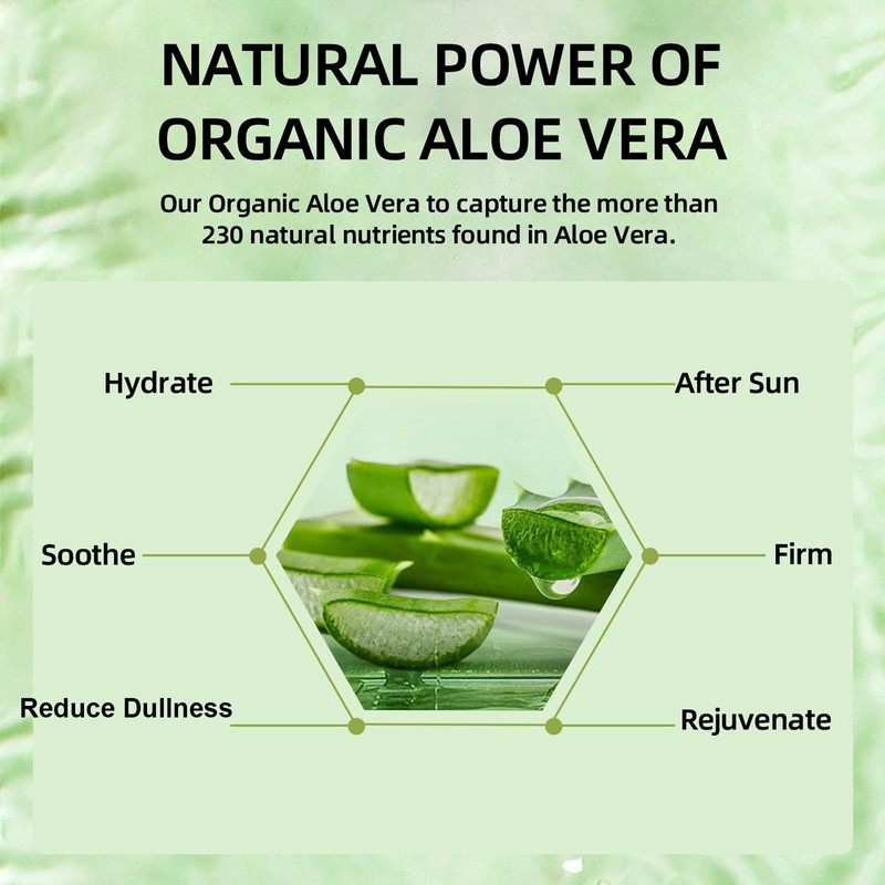 ARCHIDATE Aloe Vera Face Cream Moisturizer, Moisturizing Cream with 98%