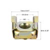 sourcing map M5 Cage Nuts for Server Rack Cabinet Carbon