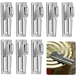 8PCS Mini Can Opener Army Tin Openers Travel Can Opener Adjustable Stainless Steel Can Opener Compo Tin Opener Camping Can Opener Portable Foldable Can Opener Mini Can Openers Tin Openers Army