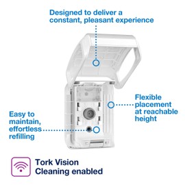 Tork Constant Air Freshener Dispenser White A3, Elevation Range, 1 piece, 256010