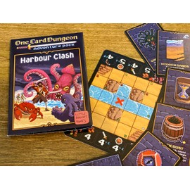 ONE CARD DUNGEON Adventure Pack: HARBOUR CLASH Expansion Board Game in Italian and English Little Rocket Games