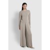 JAJU [JAJU/자주] 여 컴피 와이드 라운지 팬츠_멜란지베이지 [JAJU] Women's Comfy