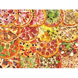 LPF Pizza Party 500 Piece Colorluxe Premium Jigsaw Puzzle