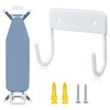 Pensino Ironing Board Hanger Wall Mount Ironing Board Holder Organizer