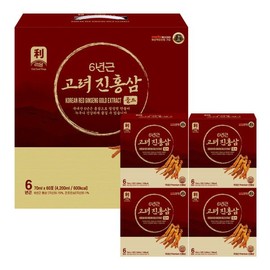 리담 고려 6년근 진홍삼 골드 70ml 60포 (선물세트) Ridam Red Ginseng Gold 70ml 60 Pouches (Gift Set)