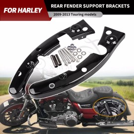 Unbranded Black Rear Fender Strut Covers For Harley Touring Road King FLHRC Street Glide