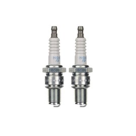 Spark Plug Set BR10ES 2 Pieces - Fits Derbi GP1 50, Gilera DNA 50, Piaggio NRG/Zip SP, Suzuki RM 80/85, Kawasaki KR-1S