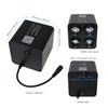 AKEPO 36W 4-Head 4 Color RGBW Twinkle Fiber Optic Lights,