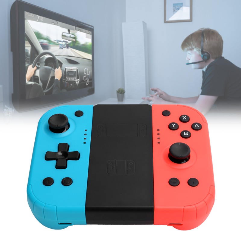 1 Pair Left Right Wireless Game Console Gamepad Red Blue