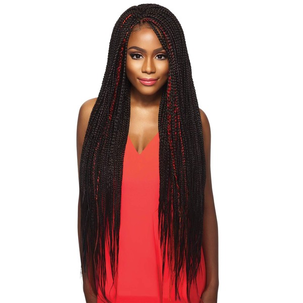 MULTI PACK DEALS! Outre Synthetic Hair Braids X-Pression Kanekalon 3X Pre Stretched Braid 52" (5-PACK, 2T1B/30)