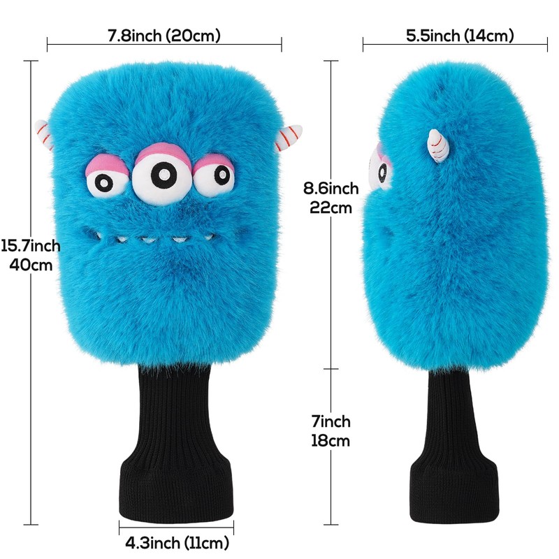 Golf Headcover, Character Driver Cover, For DR, 460cc, Club Cover,