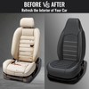 AUTOYOUTH PU Leather Bucket Seat Covers - High Back Front