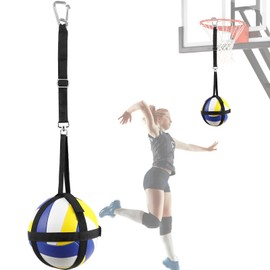 Volleyball Solo Spike Hanging Trainer, Adjustable & Hand-Safe Design