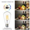 LVWIT ST21 LED Filament Bulb 5W(40 Watt Equivalent) Dimmable 2700K