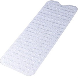 N/A Non-Slip Bathtu Mat (40 X 16) Extra Long Drain Holes Bathroom Shower Mat