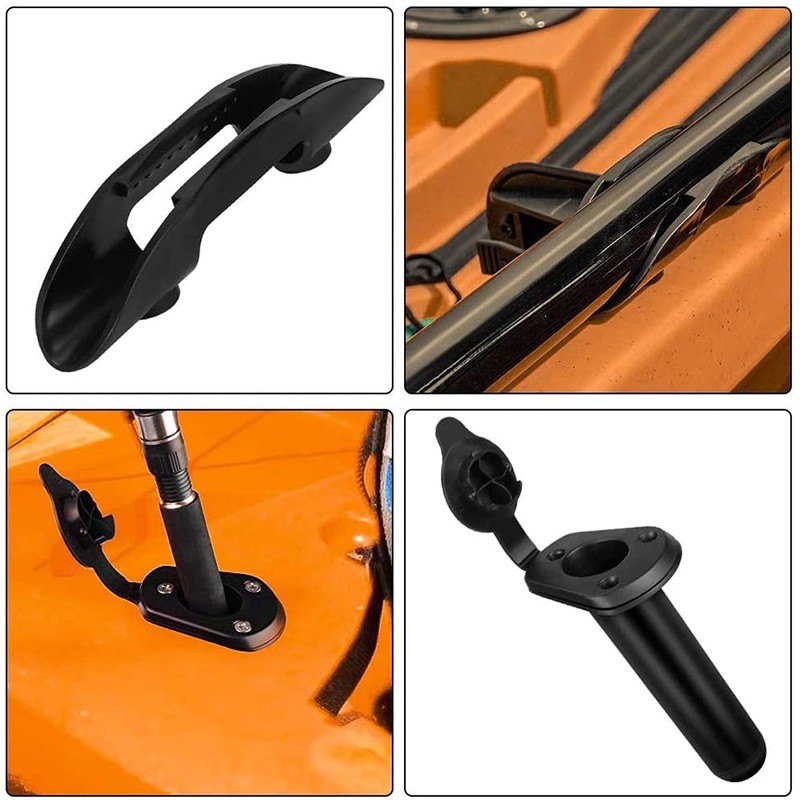 Techson Kayak Fishing Rod Holder, 2PCS Flush Mount Rod Holder