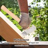 Roofing Hatchet, Lightweight Carbon Steel Shingling Hammer with Wooden Handle,