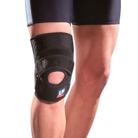 LP Support Kniebandage 519CA - Sport-Knieorthese, Größe:XL, Farbe:schwarz