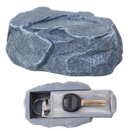 Ceeyoll Stone Key Hide, Key Hiding Place for Outdoors, Key Hiding Place for Outdoor Use, Key Stone with Secret Compartment, for Gardens, Patios and Outdoor Areas