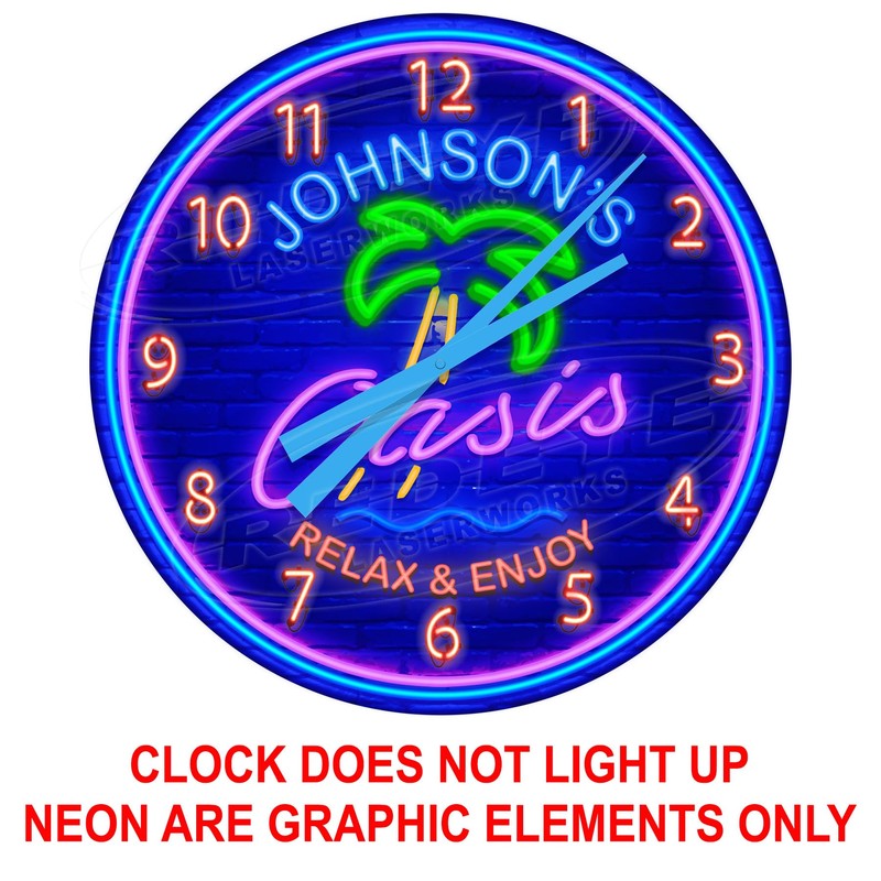 Decorative Concepts Backyard Tiki Bar Oasis Customized Large 24"" Metal