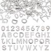 Pandahall Alloy Letter Bead Charms, Resin, No Gemstone