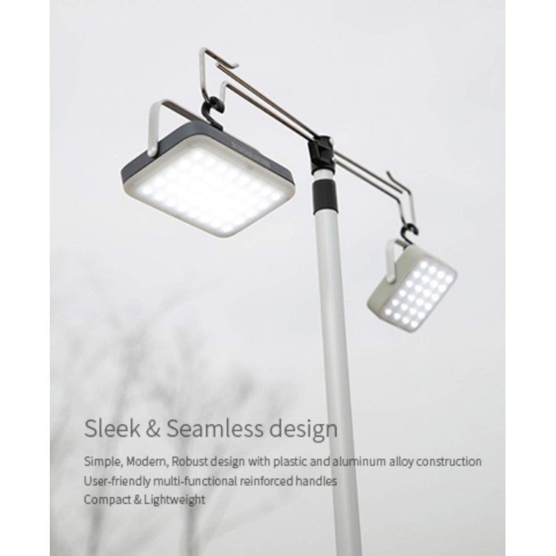 Lumena + GLY LED Lantern, Space Gray, Lumena Plus, Brightness,