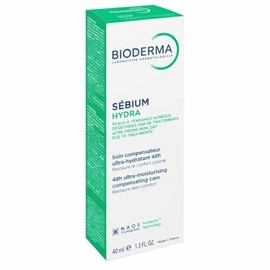 BIODERMA, Sébium Hydra, Crema Facial Hidratante Restauradora, Skincare Piel Grasa, Acción Hidratante por 24 Horas, 40ML