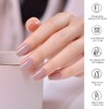 36pcs Semi Cured Gel Nail Strips Salon-Quality UV Gel Nail