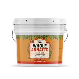 Unpretentious Whole Annatto Seeds, 1 Gallon, Seasoning, Grilling Spice & Rub, Cooking