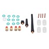 26Pcs TIG Welding Torch Tool Glass Cup Gas Lens Welding