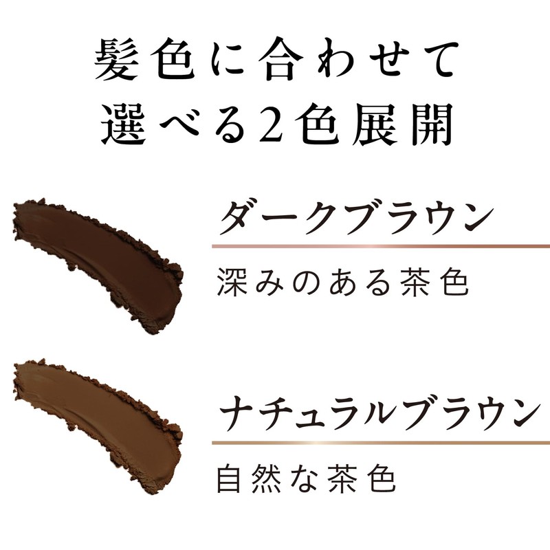 【Syoss】 Hair Concealer, Dark Brown, Conceals Gray Hair, Conceals Thin