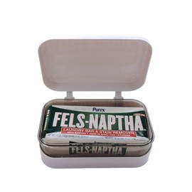 Bar Soap Fels Naptha Brown Heavy Duty Laundry Bar Soap & Stain Remover (5 oz) with BlehBlu Soap Box