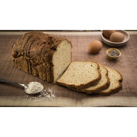 Eban’s Bakehouse Fresh Baked Gluten-Free Flaxseed Oat Bread - 4 Loaves - 100% Natural - Soy, Wheat and Dairy Free, Preservative Free, Non-GMO (26oz, 737g Each)
