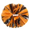 Lovecheer - 2 pompones de plástico naranja y negro con
