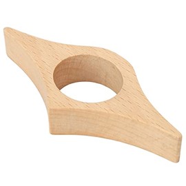 Jonlaki - Marcador de Madera para Pulgar para Lectura Ergonómica con una Sola Mano, Regalo Perfecto para Amantes de los Libros para Leer con Manos Lib