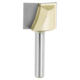 HARFINGTON Bottom Cleaning Router Bit 7/8" Diameter 1/4" Shank Carbide Tipped Cutter Surfacing Planing Router Bits for Woodworking Planing