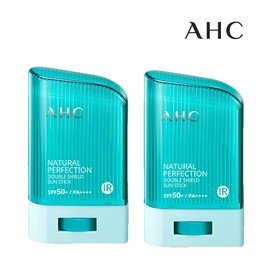 AHC 2025년 최신제조 AHC 내추럴 퍼펙션 더블쉴드 선스틱 22g 2개 [22g(워터풀)+22g(파랑)= 2개] 2025 Latest AHC Natural Perfection Double Shield Sun Stick 22g 2 Pieces [22g(Waterful)+22g(Blue)= 2 Pieces]