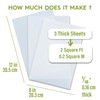 Polly Plastics Heat Moldable Plastic Sheets | 8-inch x 12-inch