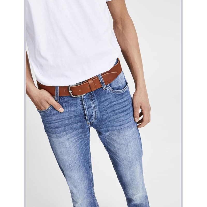 Jack & Jones Jjipaul Men's Leather Noos Belt - Belt