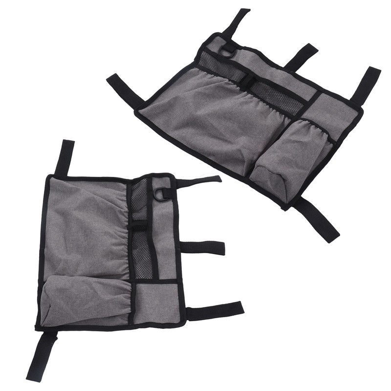 Multi Pocket Oxford Cloth Walker Storage Bag Wheelchair Side Hanging