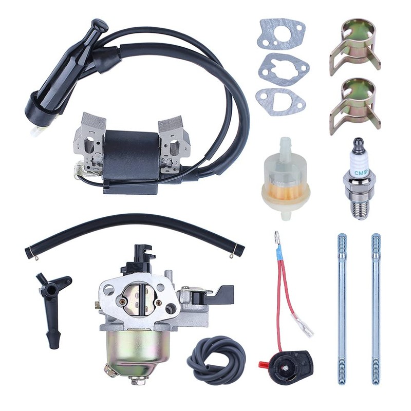 Gubeter Carburetor Ignition Coil W Fuel Filter Kit For HONDA