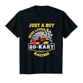 Kids Go-Kart Shirt Funny Boy Go Kart Racing Quote Go-Kart Racer T-Shirt