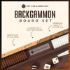 Get The Games Out Top Backgammon Set - Travel Backgammon