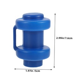 Mipcase 8pcs Small Trampoline Caps Wear Resistant Rod Covers Durable Replacement Parts for Easy Installation Professional Trampoline Stick Caps