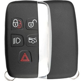 Sianxaido 5E0U50357 Key Fob Shell Case Compatible with F-Pace 2017-2023 F-Type 2014-2024 XE 2017-2019 XF 2013-2023 XJ 2011-2019