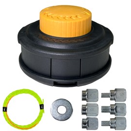 Easy Load & Auto Feed Trimmer Head, Universal Weed Eater Head Replacement for Echo, Ego, Dewalt, Stihl, Husqvarna Weed Eater, Speed Feed String Trimmer Head with 14FT/0.095 Trimmer Line