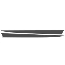 Tower Decals Hood Spears Fits 2010-2014 Camaro Gloss Black Color 0051