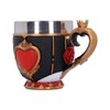 Nemesis Now Pinkys Up Queen of Hearts Cup, 11cm, Black