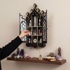 Gothic Crystal Display Shelf, Goth Wall Decor Witchy Spiritual Home